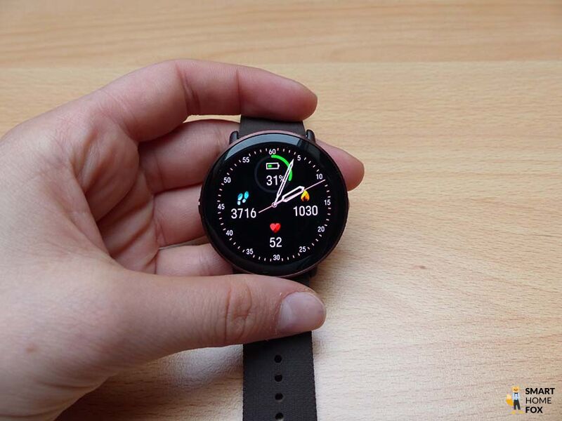 Man sieht das Watchface auf der Polar Ignite 3.